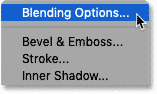 Cách Tạo Văn Bản 3D Cổ Điển Bằng Photoshop 8 choose blending options 08