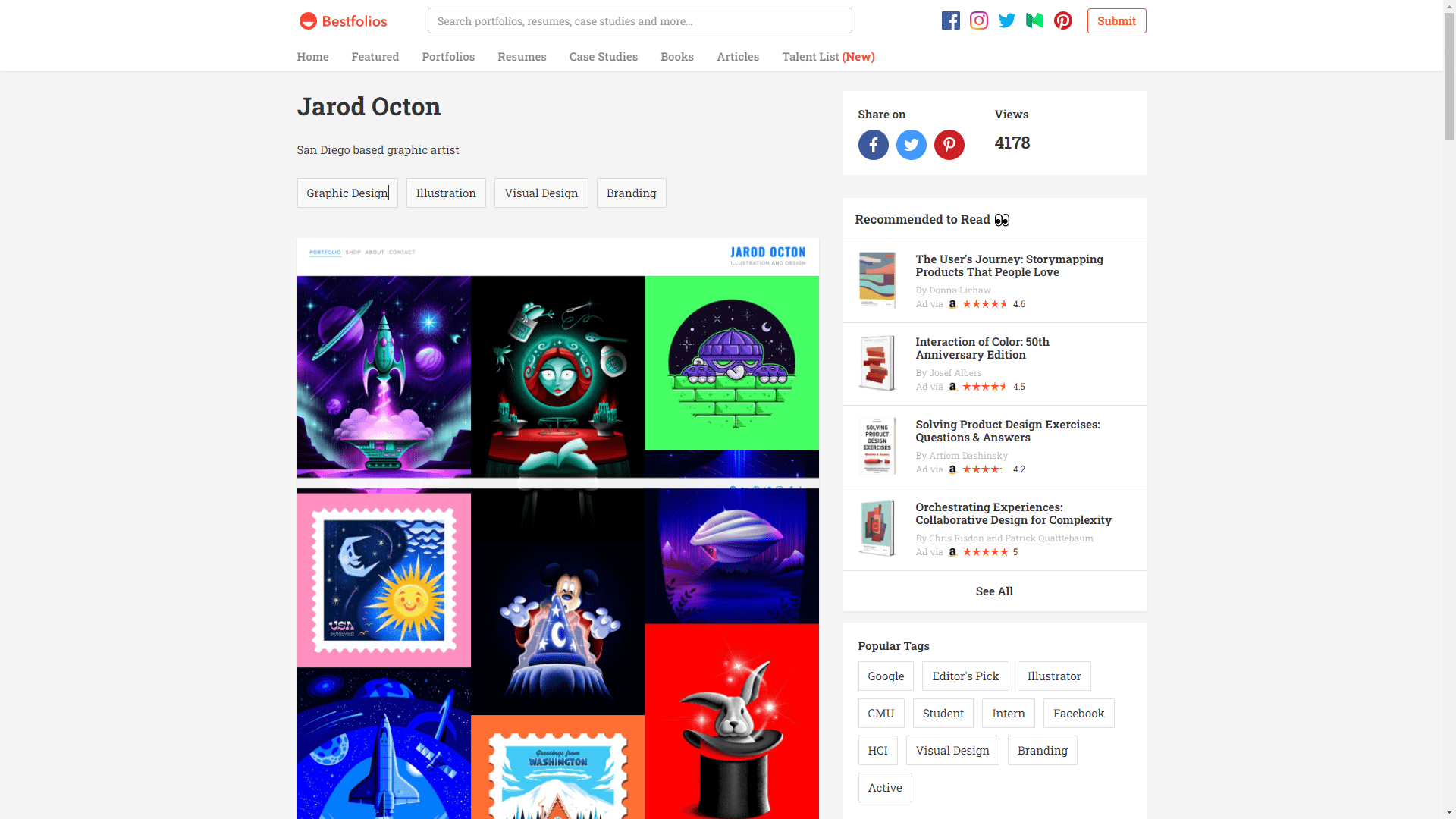 Hơn 1000 portfolio graphic designer để tìm cảm hứng sáng tạo 4 image 6