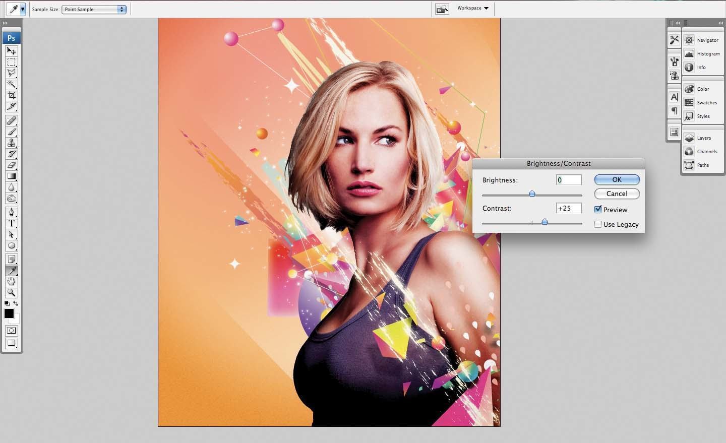 Tạo giao diện những năm 1980 trong Illustrator & Photoshop 16 STEP 16
