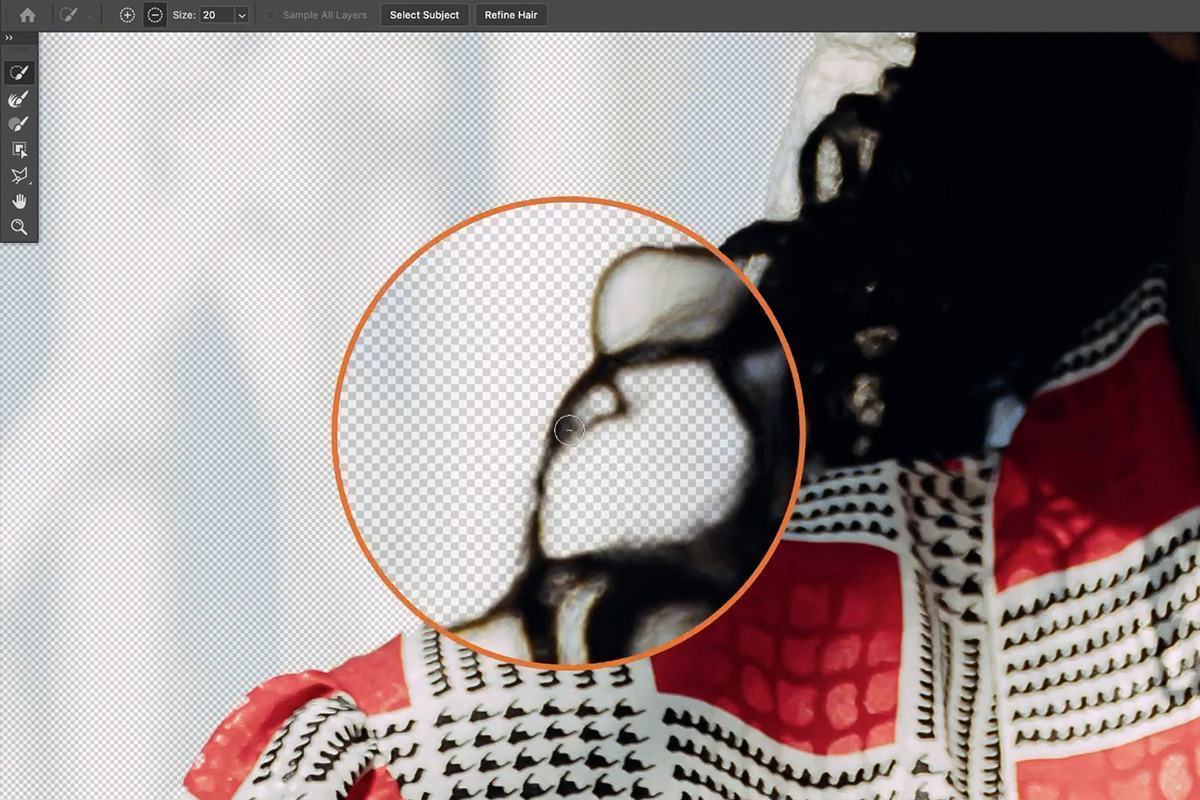 Cách sử dụng công cụ Select and Mask trong Photoshop 12 cach su dung cong cu select va mask trong photoshop 14