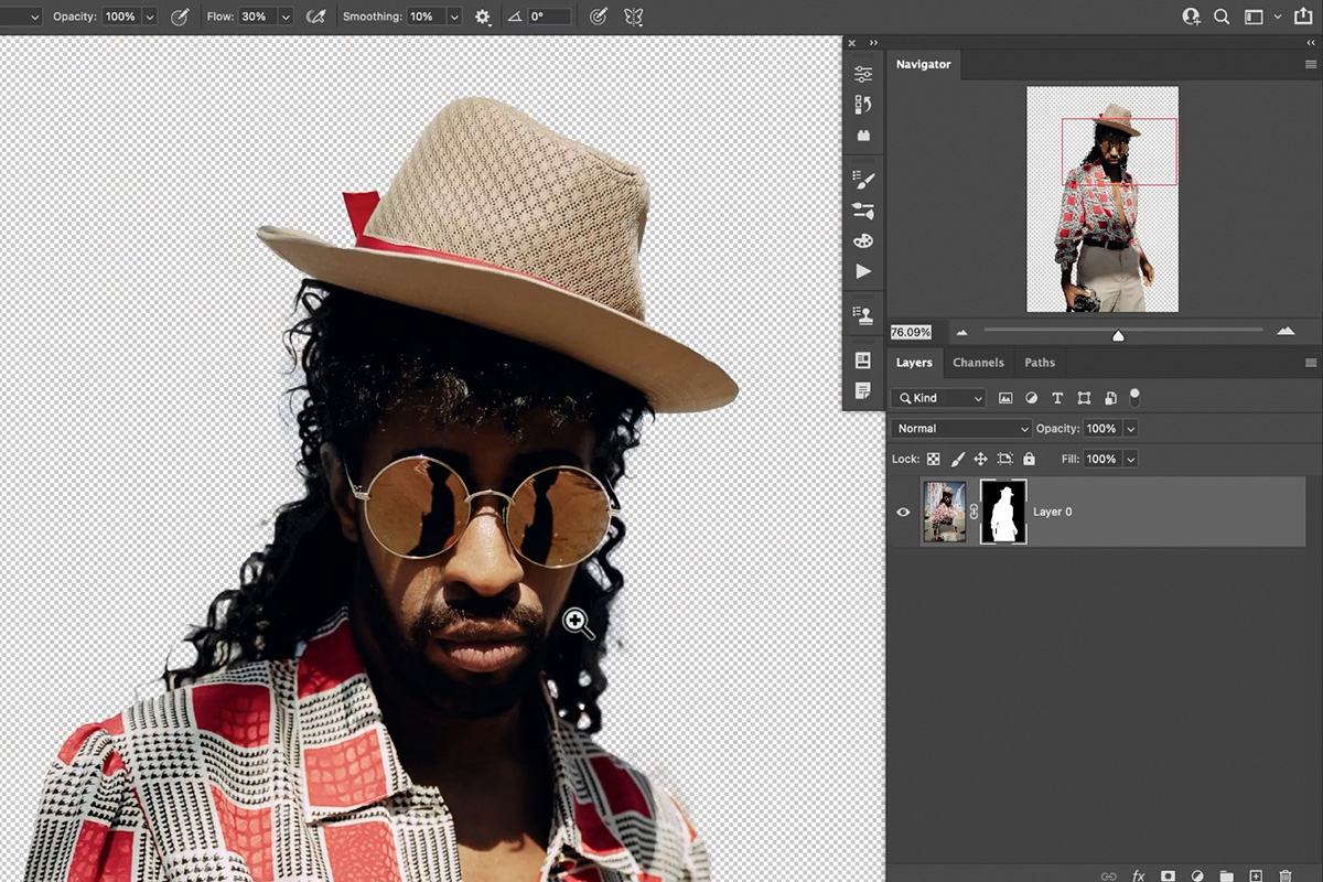 Cách sử dụng công cụ Select and Mask trong Photoshop 27 cach su dung cong cu select va mask trong photoshop 29
