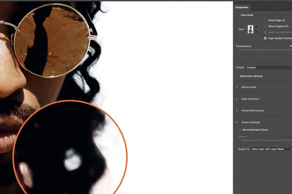 Cách sử dụng công cụ Select and Mask trong Photoshop 30 cach su dung cong cu select va mask trong photoshop 32