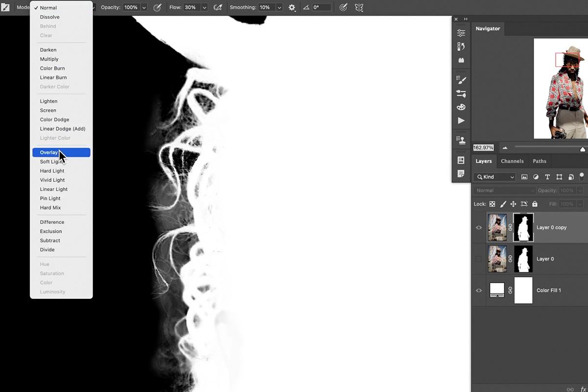 Cách sử dụng công cụ Select and Mask trong Photoshop 33 cach su dung cong cu select va mask trong photoshop 35