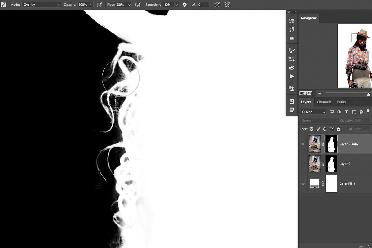 Cách sử dụng công cụ Select and Mask trong Photoshop 34 cach su dung cong cu select va mask trong photoshop 36