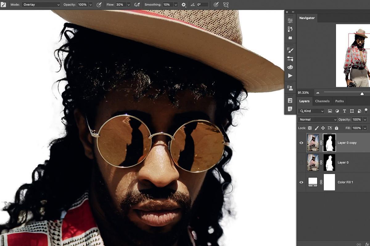 Cách sử dụng công cụ Select and Mask trong Photoshop 35 cach su dung cong cu select va mask trong photoshop 37