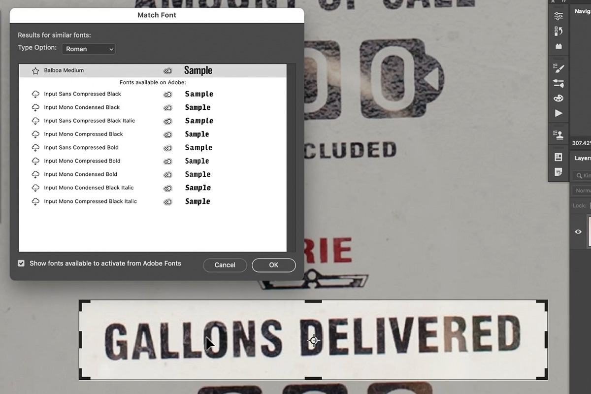 Cách Ghép Phông Chữ Từ Ảnh Trong Photoshop 3 match fonts photoshop 03