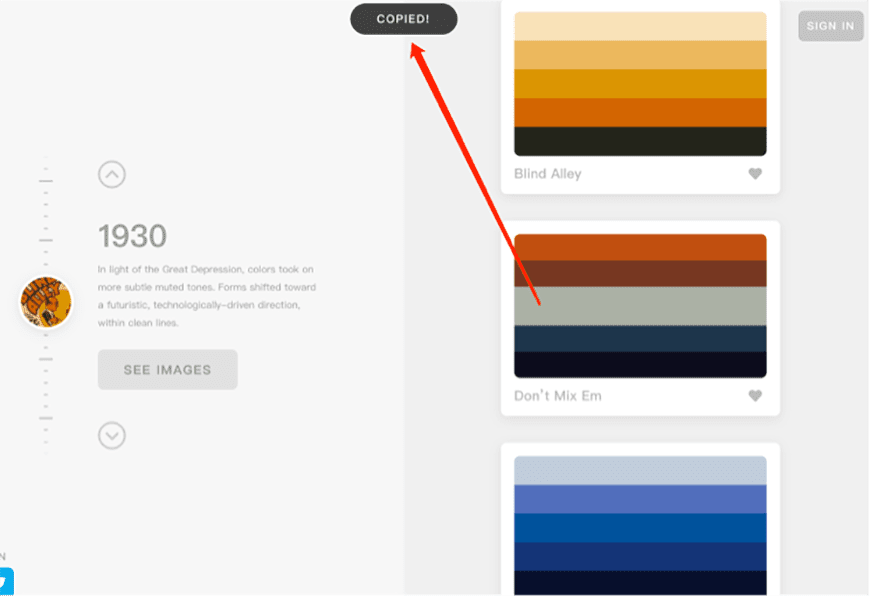Website phối màu retro trong thiết kế đồ họa 12 website phoi mau retro trong thiet ke do hoa 13