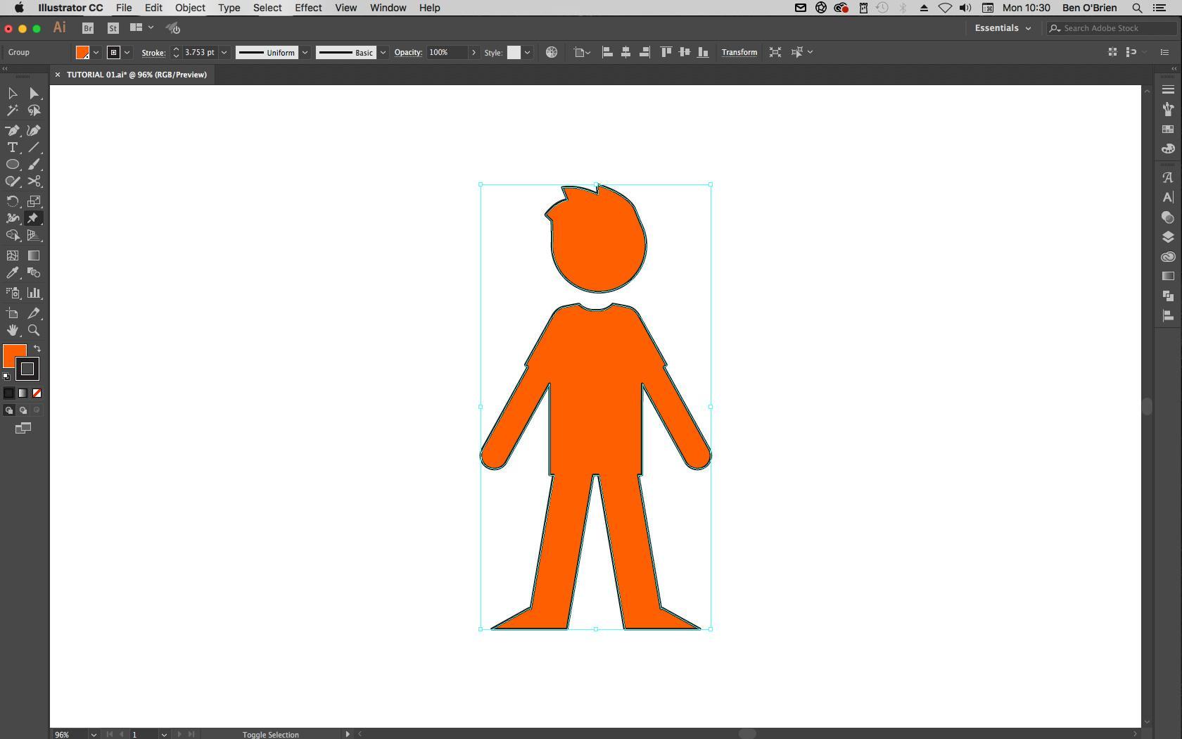 Cách Sử Dụng Công Cụ Puppet Warp Trong Illustrator 11 10