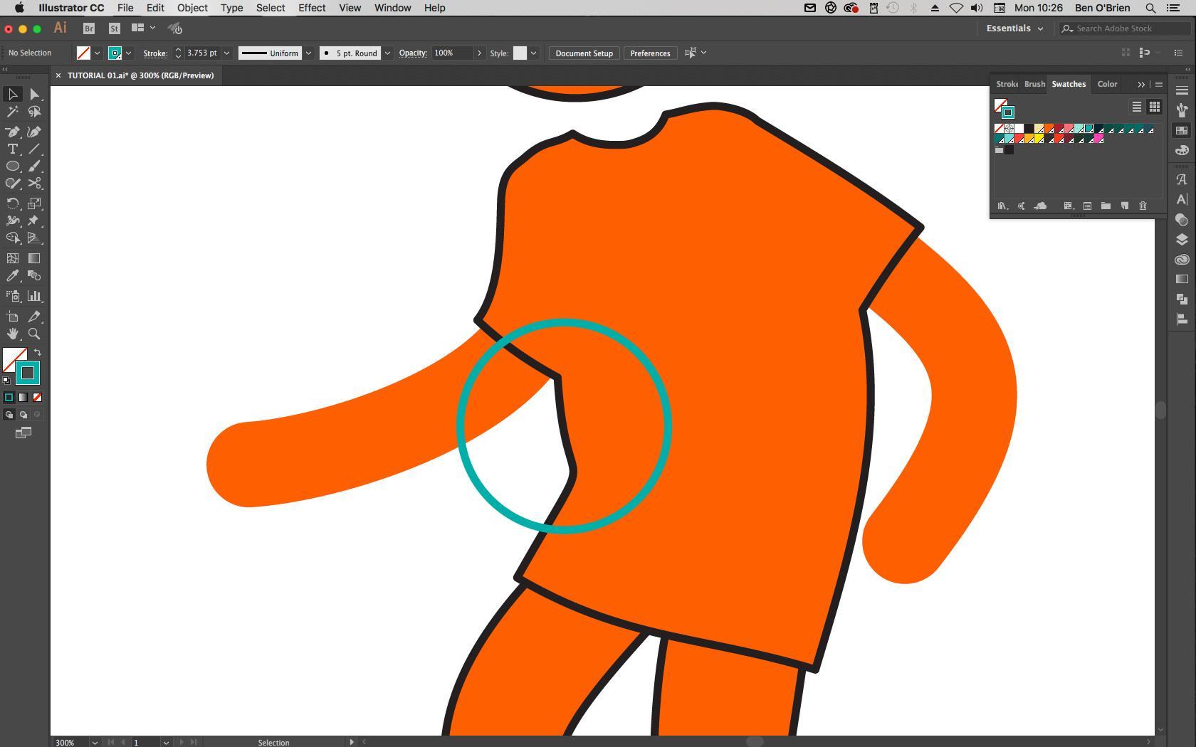 Cách Sử Dụng Công Cụ Puppet Warp Trong Illustrator 8 8a