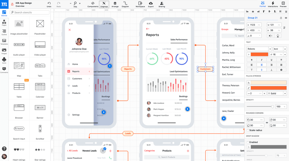 9 Trang Web Mockup Hàng Đầu 7 moqups