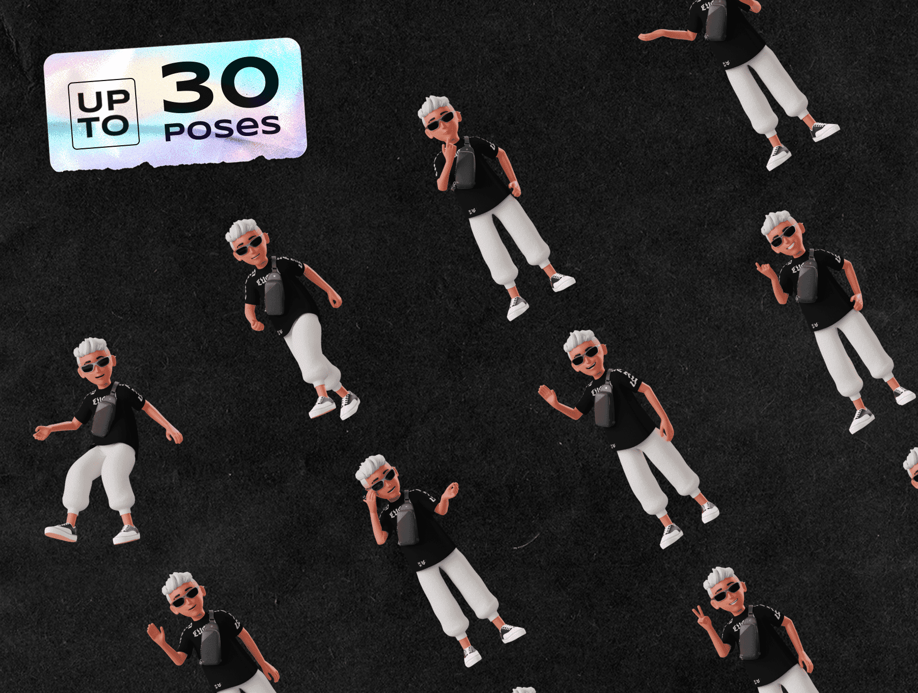 Urban Vibes: 3D Character Set 4 ui8 detail image 06 1684307317912