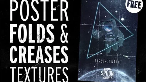 Download Free Photoshop Poster Folds And Creases Textures-GenZ Academy