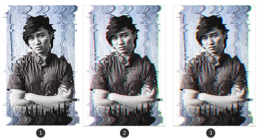 Làm thế nào tạo ra hiệu ứng ảnh Glitch cực "cool" trong Photoshop 26 GlitchEffect 3d3 1
