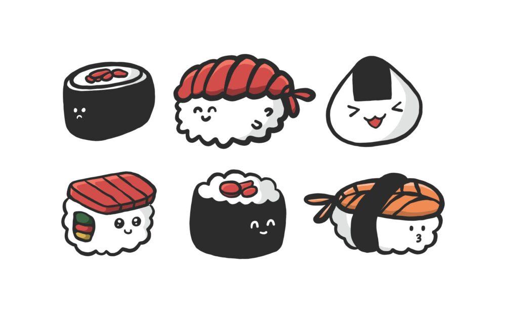 Xem Hơn 100 Ảnh Về Cute Hình Vẽ Sushi Dễ Thương - Daotaonec