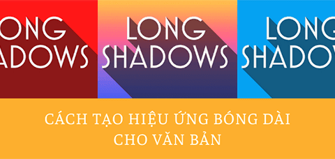 Tạo Hiệu Ứng Bóng Dài Cho Văn Bản Với Photoshop-GenZ Academy