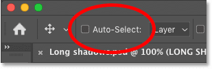 Tạo Hiệu Ứng Bóng Dài Cho Văn Bản Với Photoshop 28 auto select off 28
