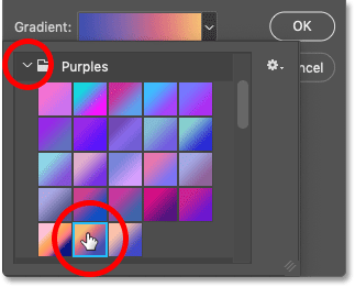Tạo Hiệu Ứng Bóng Dài Cho Văn Bản Với Photoshop 50 choose gradient 50
