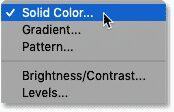 choose solid color fill layer 55 1