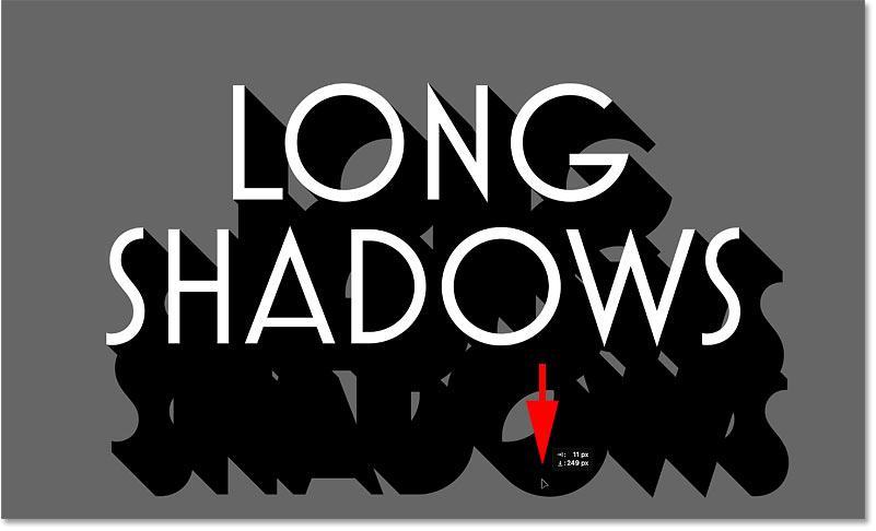 Tạo Hiệu Ứng Bóng Dài Cho Văn Bản Với Photoshop 31 drag shadow copy 31