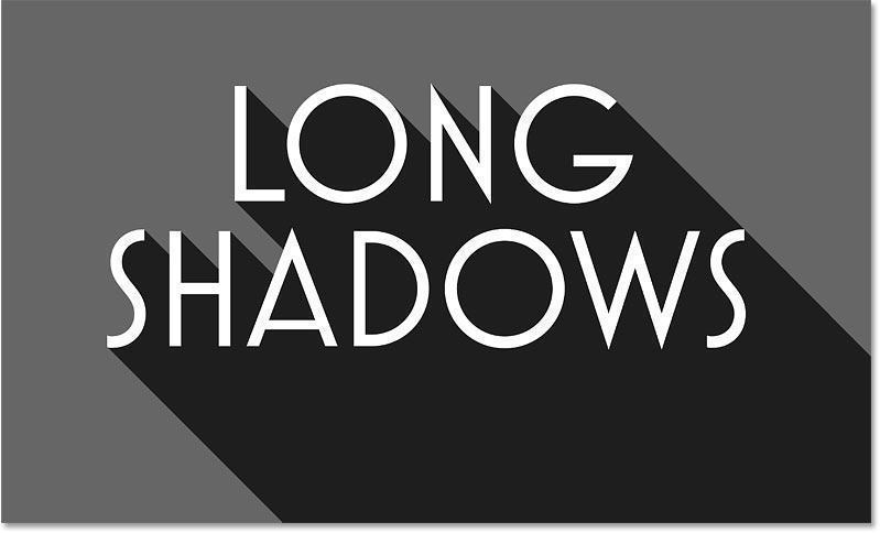 Tạo Hiệu Ứng Bóng Dài Cho Văn Bản Với Photoshop 40 long shadow faded 40