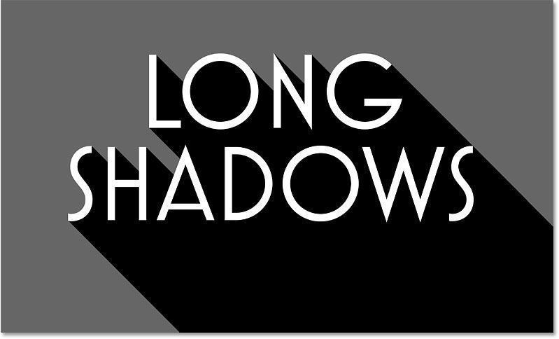 Tạo Hiệu Ứng Bóng Dài Cho Văn Bản Với Photoshop 34 photoshop long shadow 34