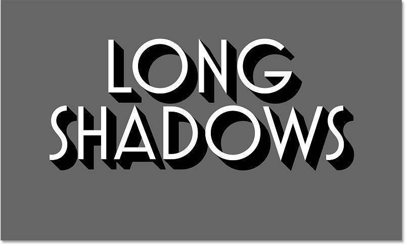 Tạo Hiệu Ứng Bóng Dài Cho Văn Bản Với Photoshop 20 photoshop long shadow 50 20