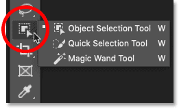 Cách Sử Dụng Select Subject Trong Photoshop 2 photoshop selection tools toolbar 02