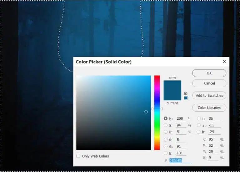 Tạo Hình Ảnh Con Nai Huyền Bí Trong Photoshop 11 20.10