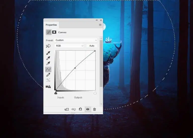Tạo Hình Ảnh Con Nai Huyền Bí Trong Photoshop 50 20.43
