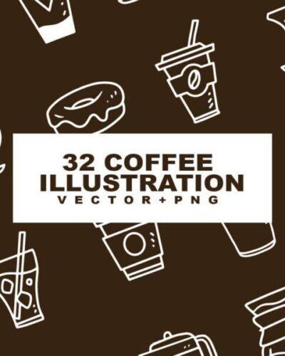 32 Icon miễn phí dành cho quán Coffee