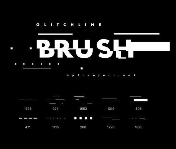 Bo 10 Brush hoa tiet Glitch Line trong Photoshop scaled