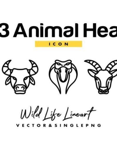 Bộ Icon động vật dùng để thiết kế logo