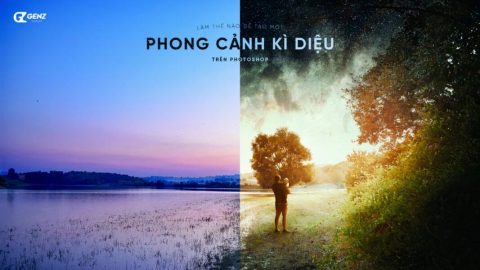 Làm thế nào để tạo một phong cảnh kỳ diệu trong Photoshop?-GenZ Academy