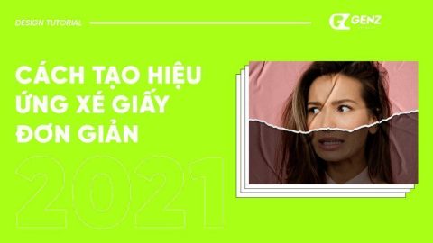 Cách tạo hiệu ứng xé giấy trong photoshop-GenZ Academy