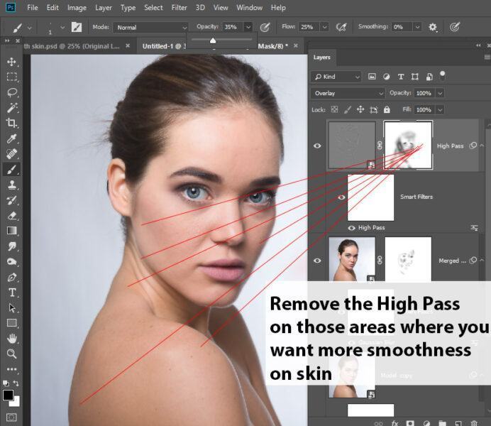 10 Bước Đơn Giản Làm Mềm Mịn Da Ngay Trong Photoshop 14 10 buoc don gian lam min da ngay trong photoshop 15