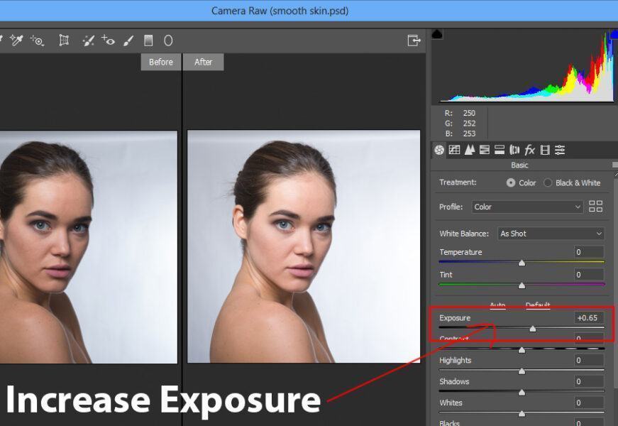 10 Bước Đơn Giản Làm Mềm Mịn Da Ngay Trong Photoshop 4 10 buoc don gian lam min da ngay trong photoshop 5