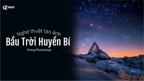 Cách Tạo Hình Ảnh Bầu Trời Huyền Bí Trong Photoshop-GenZ Academy