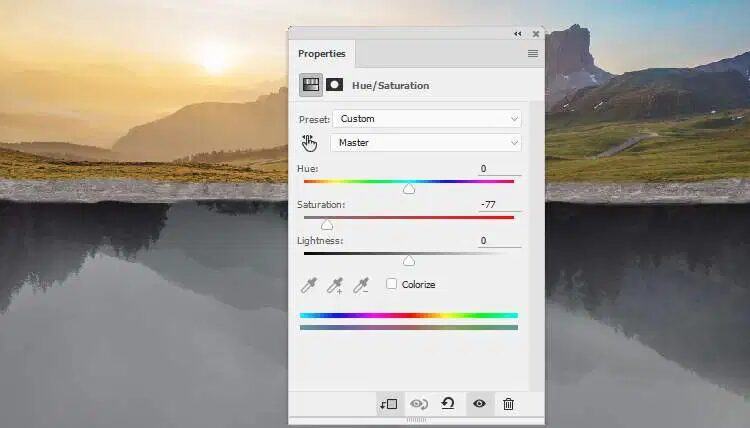Cách tạo Phong cảnh lộn ngược siêu thực bằng Photoshop 19 cach tao phong canh lon nguoc sieu thuc bang photoshop 18