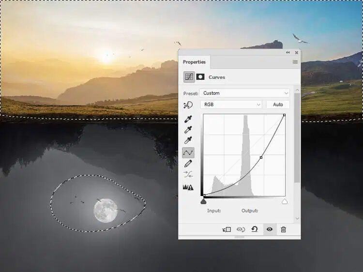 Cách tạo Phong cảnh lộn ngược siêu thực bằng Photoshop 43 cach tao phong canh lon nguoc sieu thuc bang photoshop 42