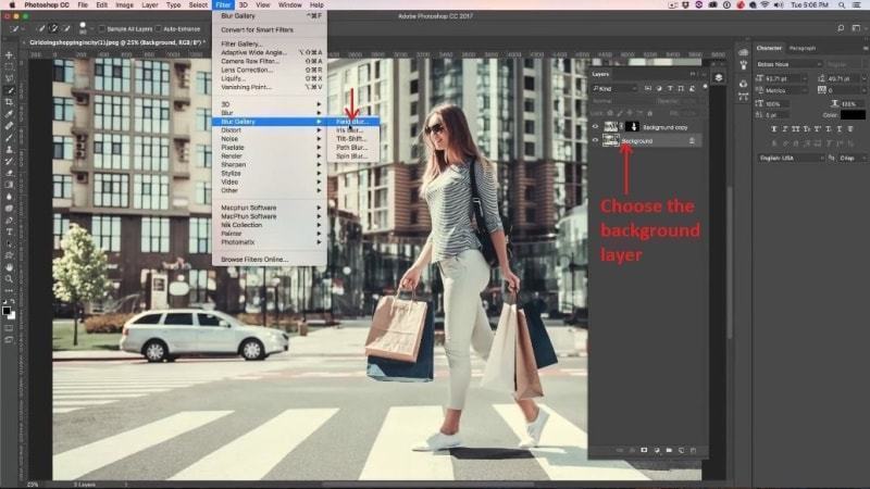 How to blur the background of a photo tutorial 16