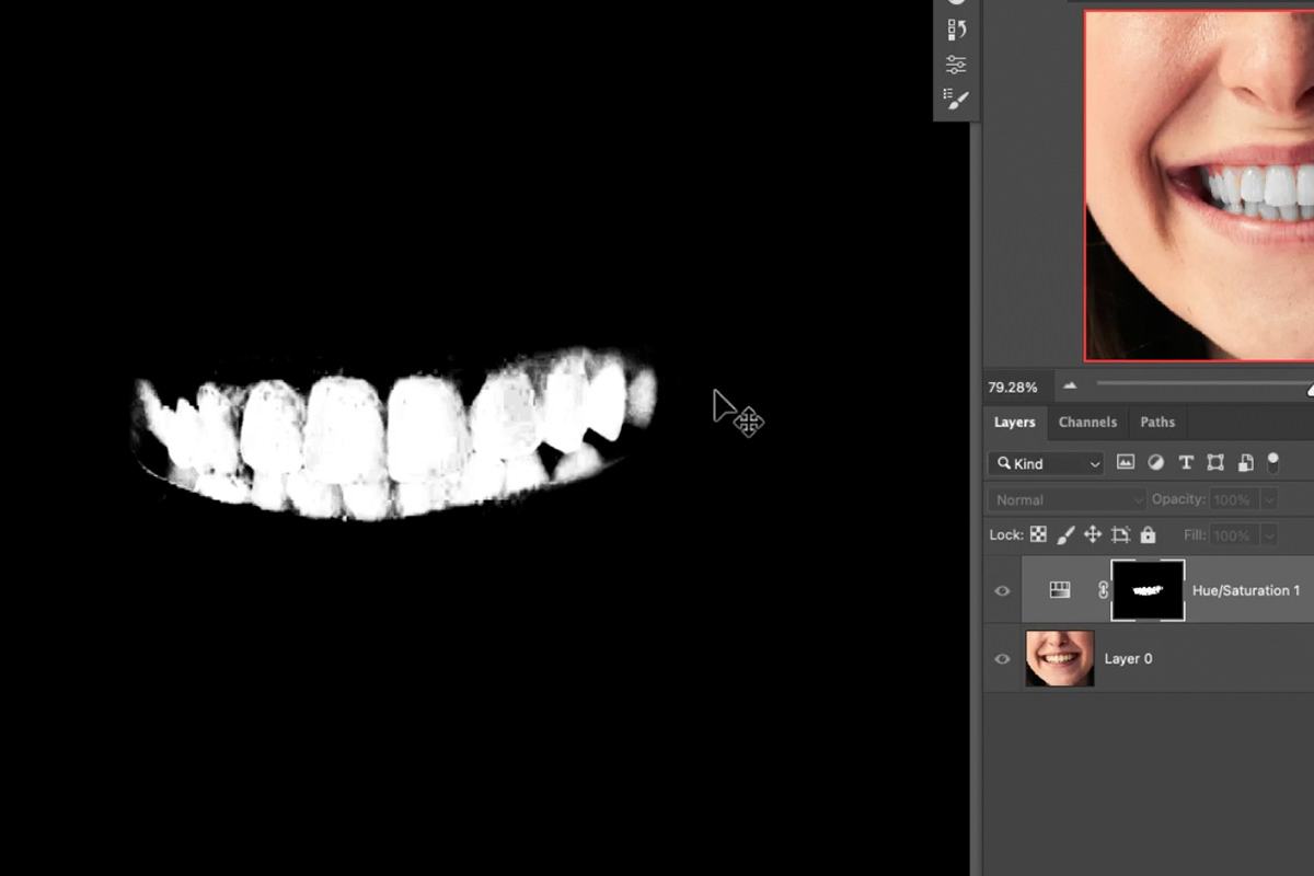 whiten teeth photoshop 08