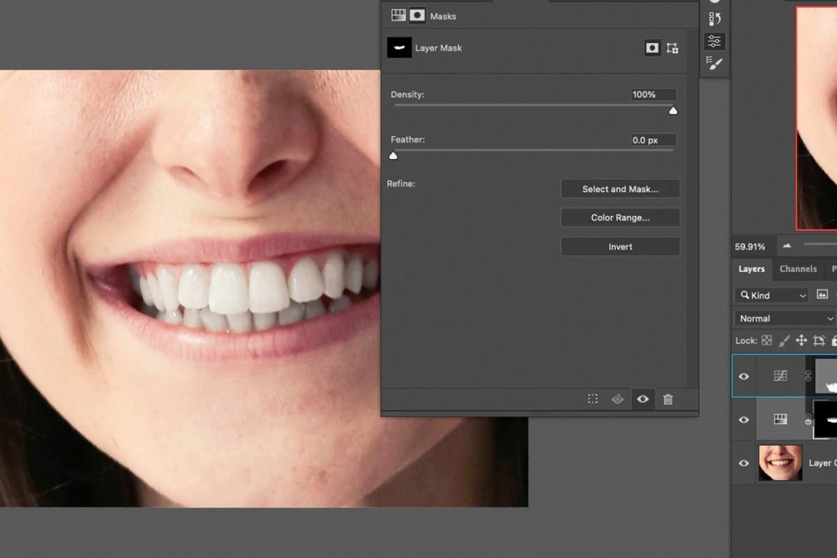 whiten teeth photoshop 11