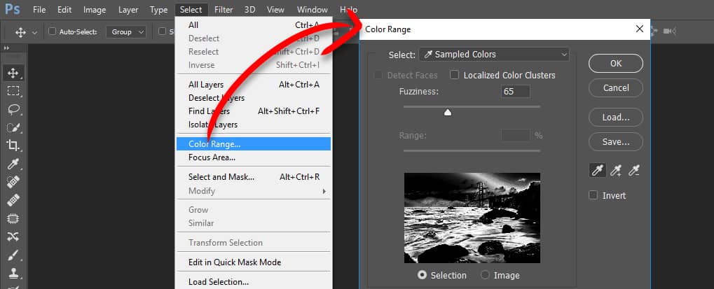 Cách Thay Đổi Tông Màu Da Trong Photoshop 3 Color Range in Photoshop