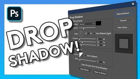 Drop Shadow trong Photoshop là gì? Hướng dẫn cách sử dụng-GenZ Academy