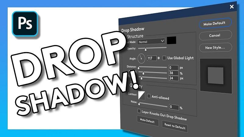 Drop Shadow trong Photoshop là gì? Hướng dẫn cách sử dụng - GenZ Academy-GenZ Academy