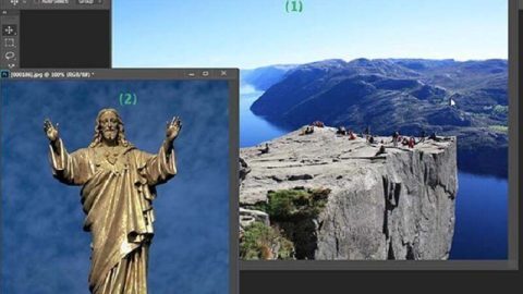 Cách chèn ảnh trong photoshop – Cách ghép ảnh Layer Mask-GenZ Academy