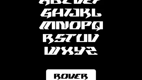 Rover Display Font-GenZ Academy
