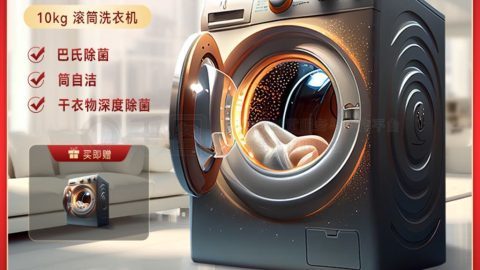 Poster thương mại điện tử chủ đề điện máy-GenZ Academy