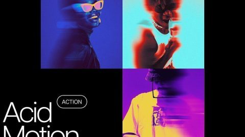 Acid Motion Photoshop Action-GenZ Academy