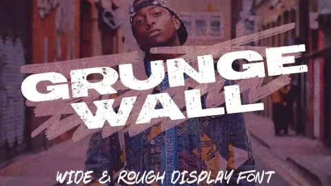 Grunge Wall Wide Font-GenZ Academy